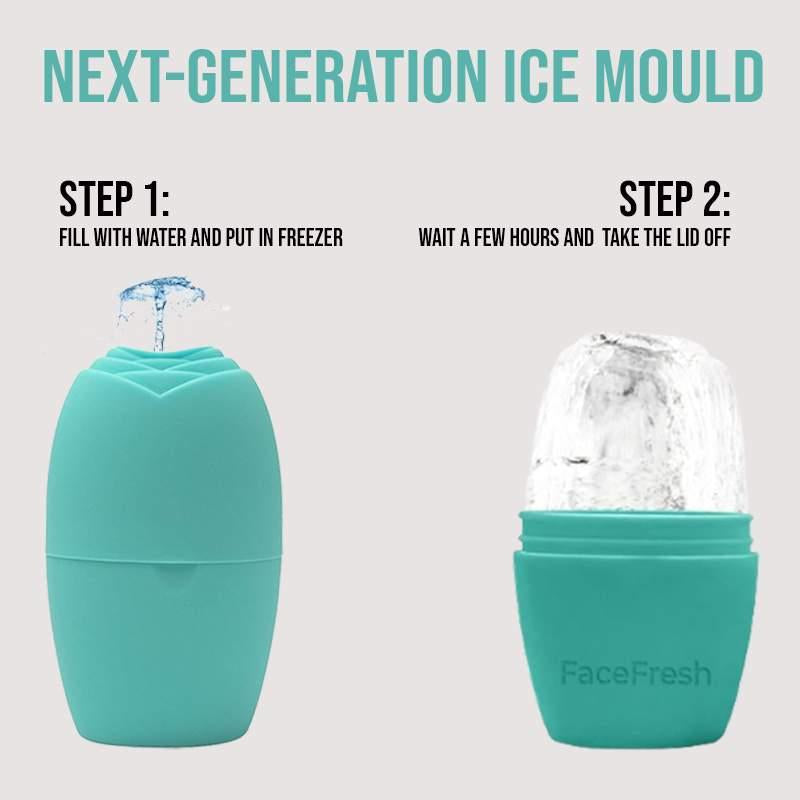 Revitalize Your Skin with the FaceFresh Ice Massager - Banish Eye Bags, Sculpt Your Jawline, and Achieve a Youthful Glow!